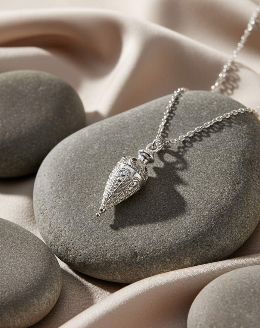 Wishbone Pendant Necklace