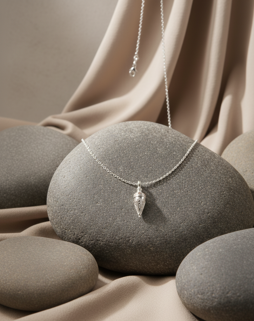 Wishbone Pendant Necklace